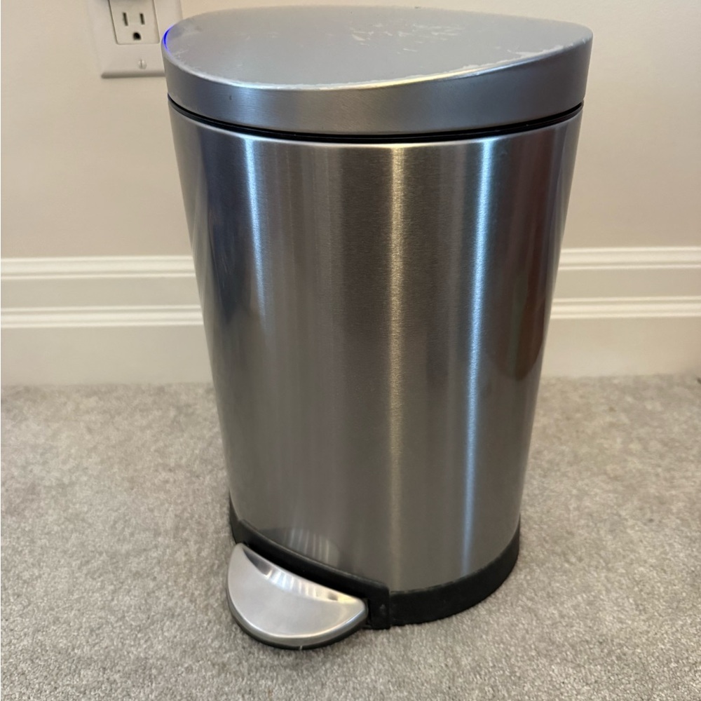 Stainless Steel Trash Can simple human brand